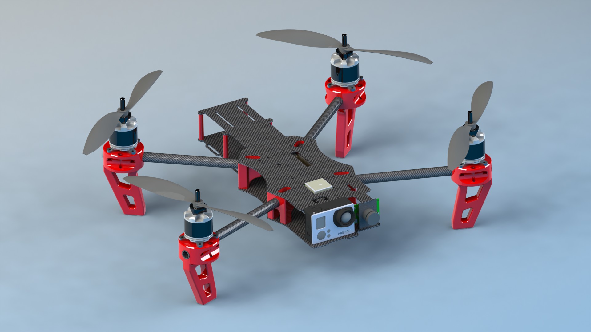 B36-四轴航拍无人机TBS Discovery图纸